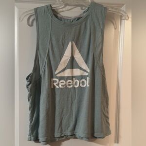 Reebok Green Sleeveless Top